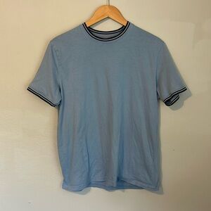 Blue Denim & Flower shirt